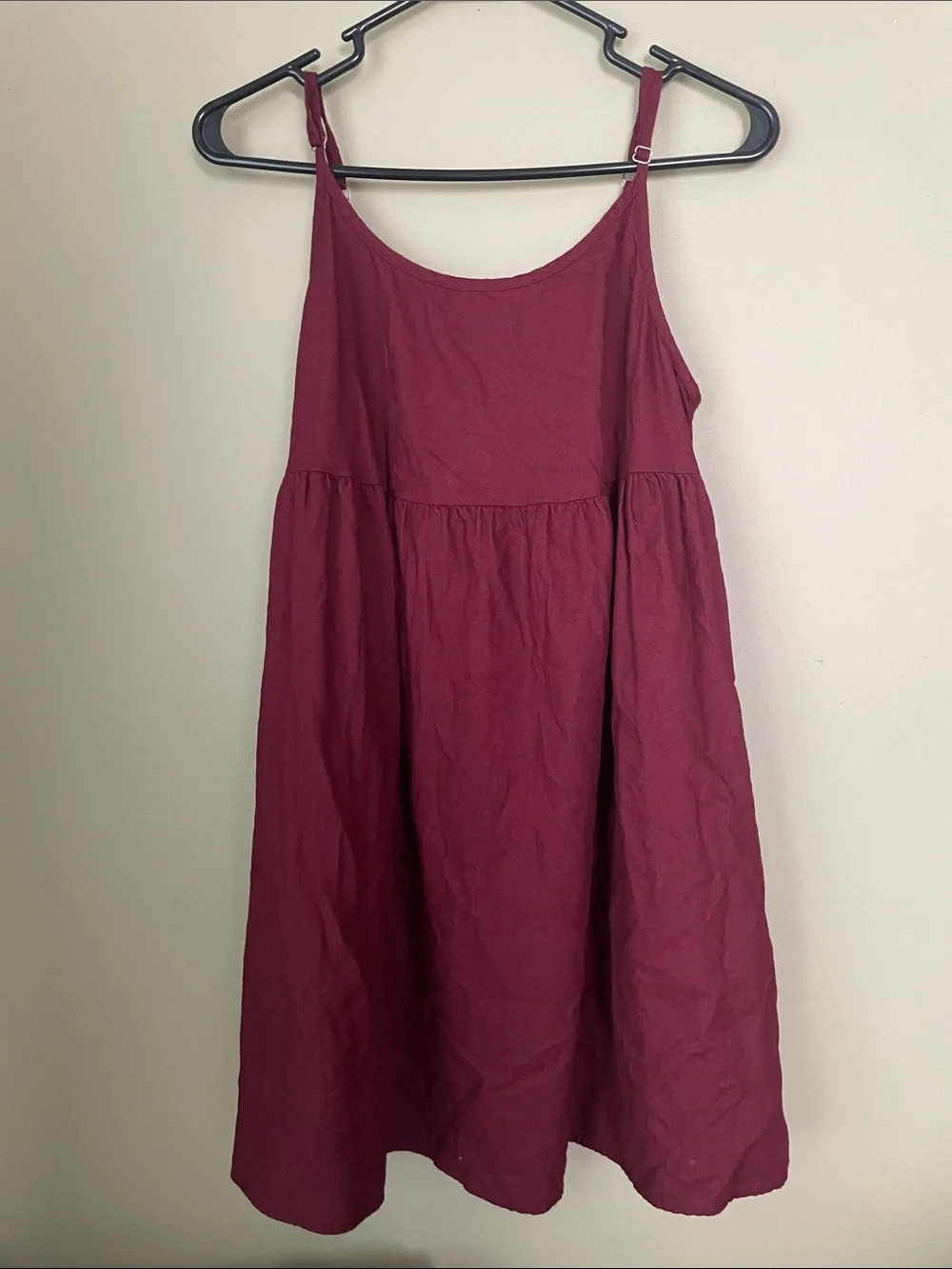 wild fable Burgundy Midi Sundress with Adjustable Straps - Picture 1 of 5